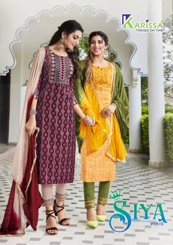 Siya Vol 3 By Karissa Designer Readymade Salwar Kameez Collection